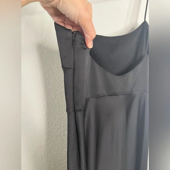 NWT Anthropologie BHLDN Leti Dress in Black Sz 2 - Picture 9 of 16